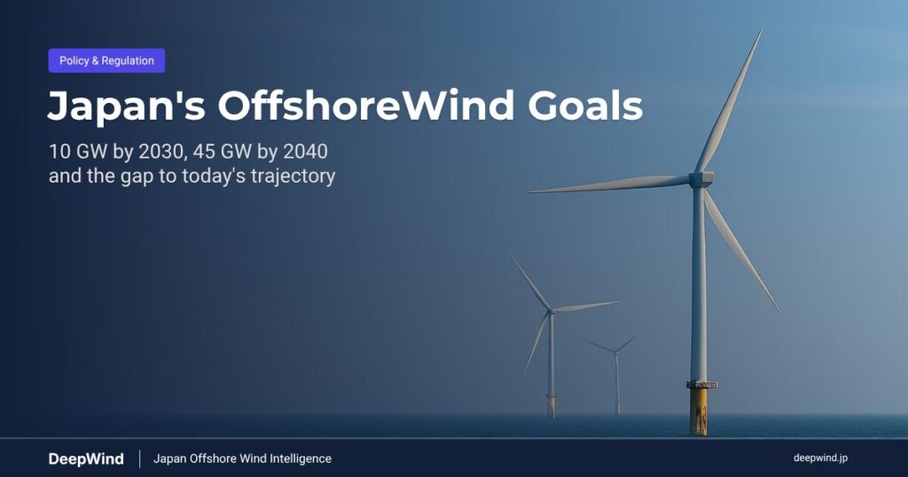 Japans Offshore Wind Goals
