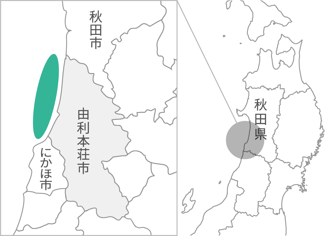 Akita Yurihonjo Offshore Wind location