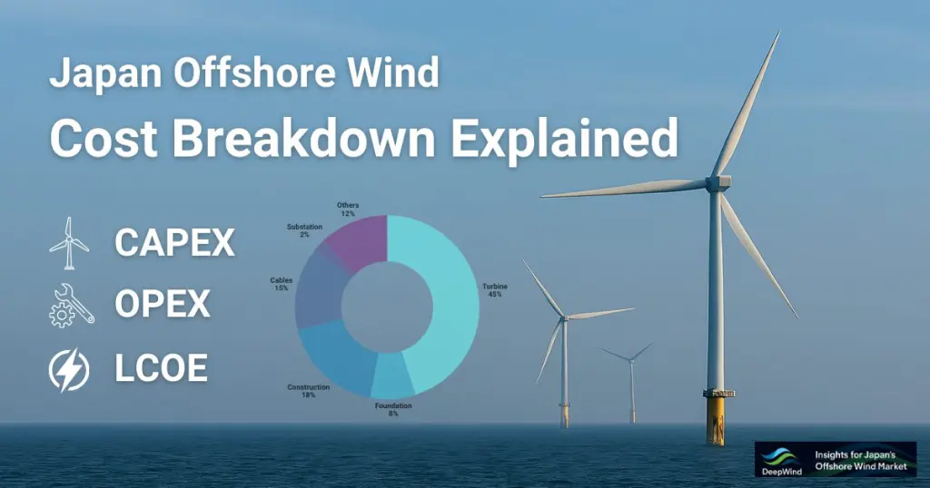Japan Offshore Wind Cost Breakdown (2026): CAPEX, OPEX & LCOE