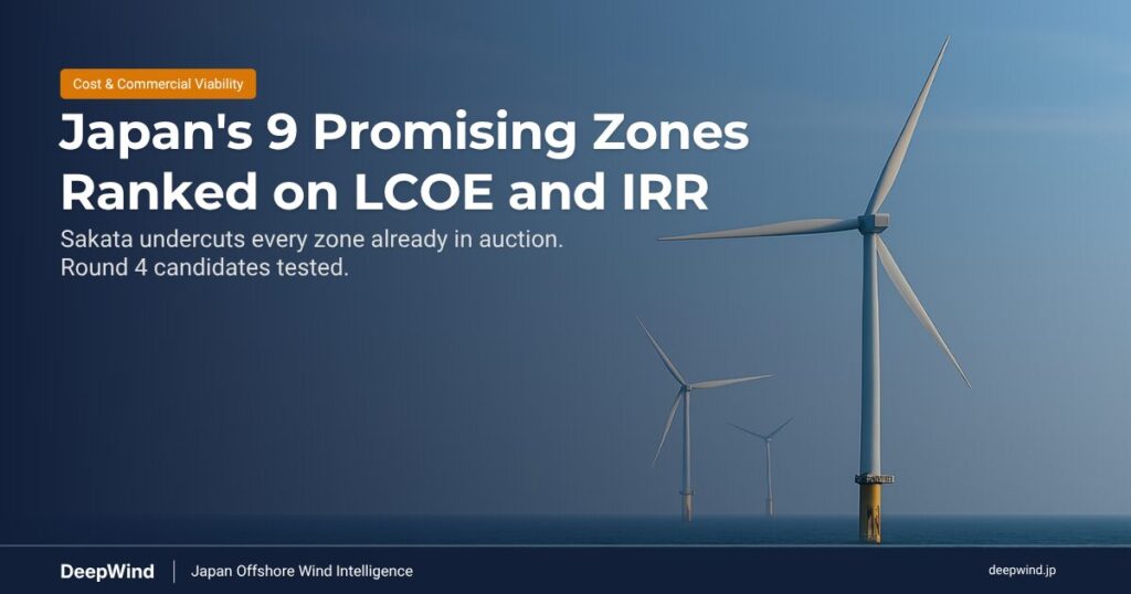 Japans 9 Promising Zones Ranked on LCOE and IRR