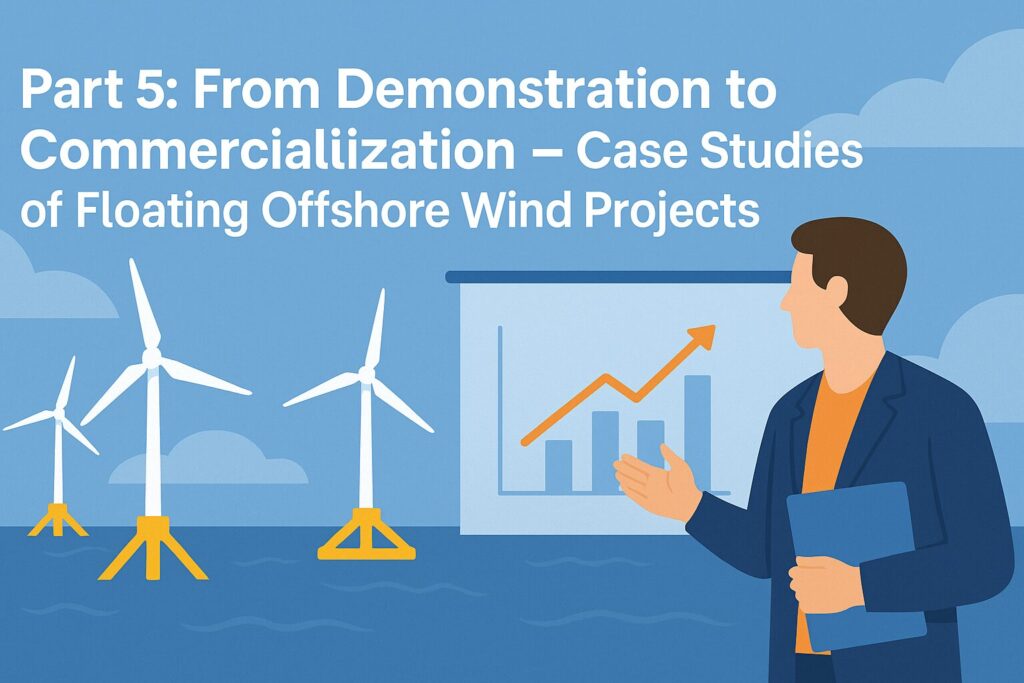 Demo to CommercialCase Studies of Floating Offshore Wind Projects