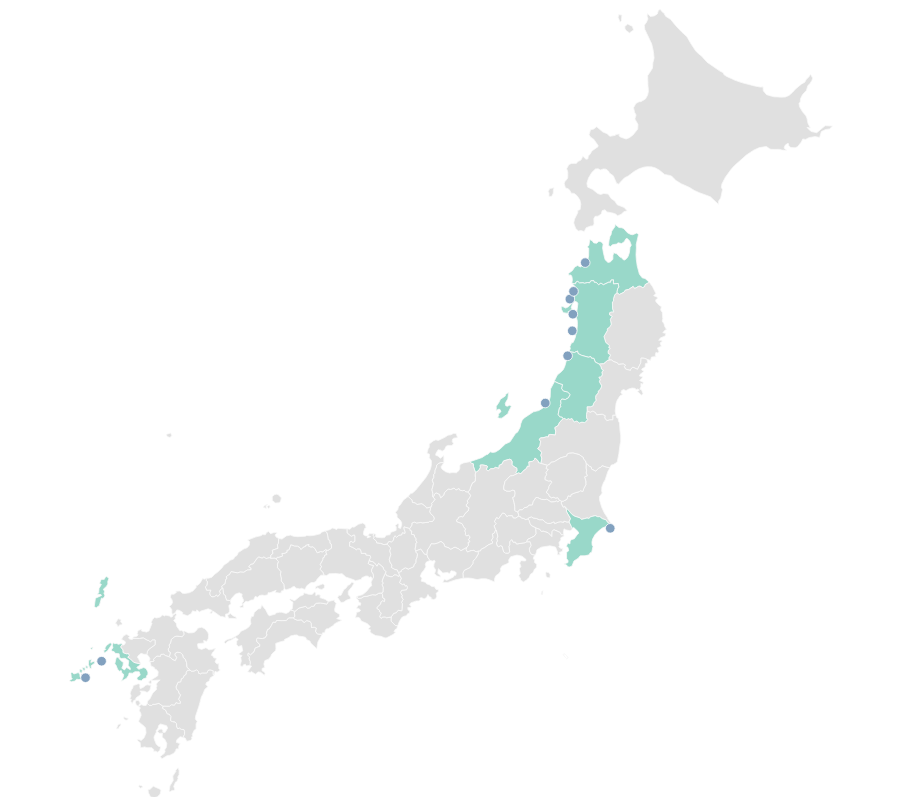 Promotion areas summary map