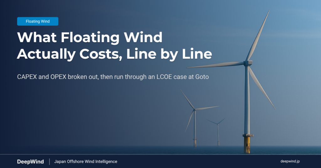 What Floating Wind Actually Costs Line by Line