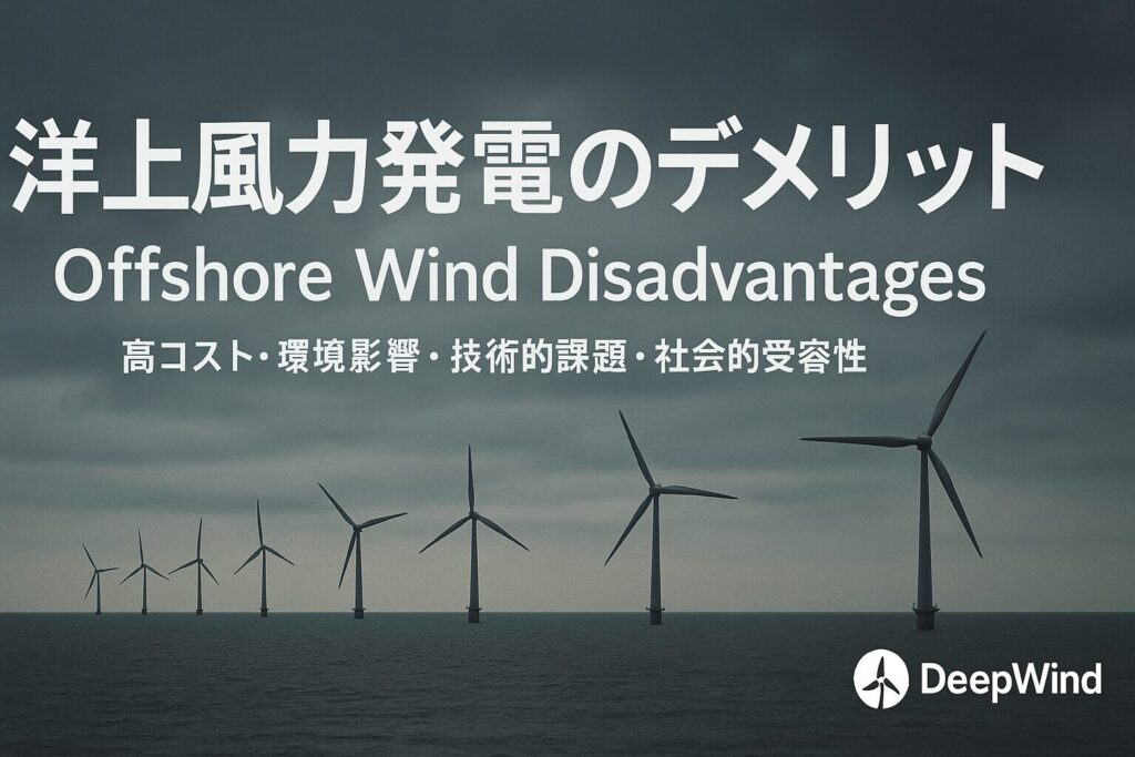 offshore wind disadvantage