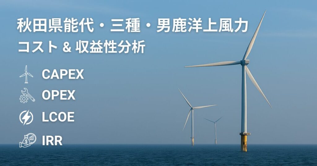 Akita Noshiro Mitane Oga Offshore Wind