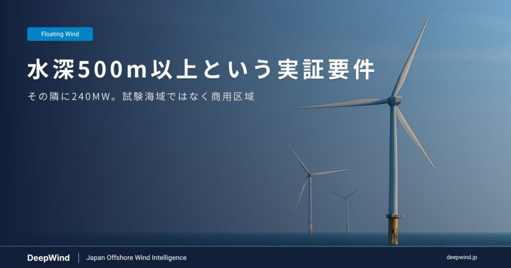 Japans 500 Metre Deepwater Wind Demonstration 1