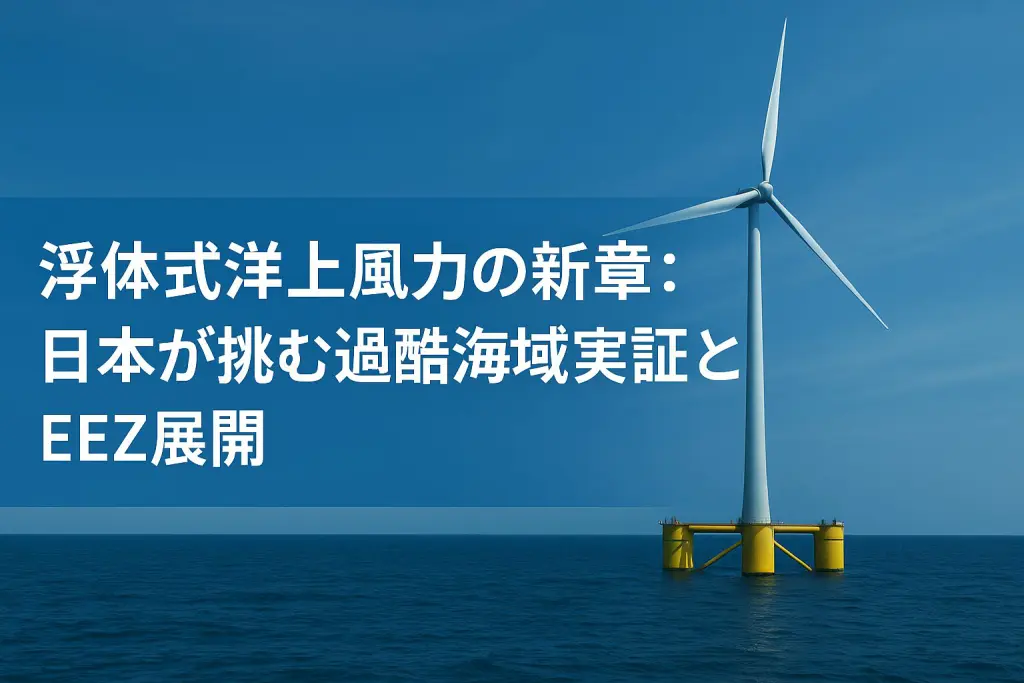 浮体式洋上風力の新展開｜過酷海域実証とEEZ展開プロジェクトの全貌