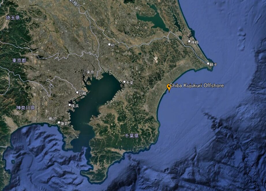 Chiba Kujukuri offshore