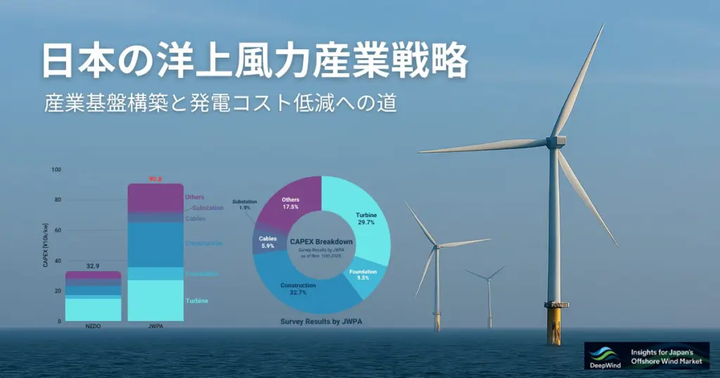 日本の洋上風力発電：産業基盤とコスト削減戦略【JWPA提言】