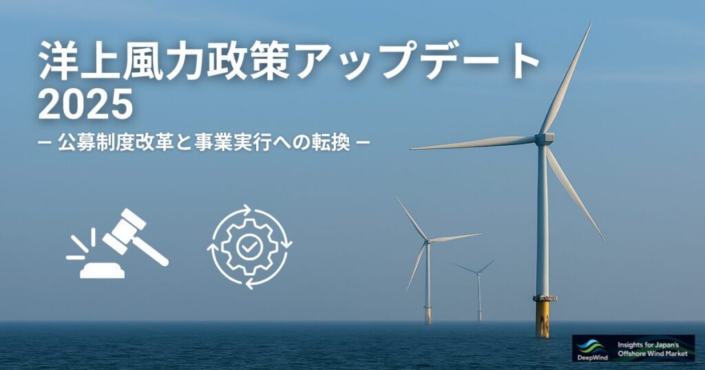 Japan Offshore Wind Policy Update 2025 Auction Reform Project Support 2