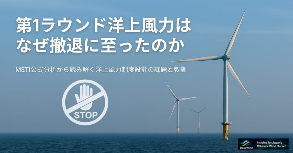 Offshore wind round1 withdrawal meti analysis 2