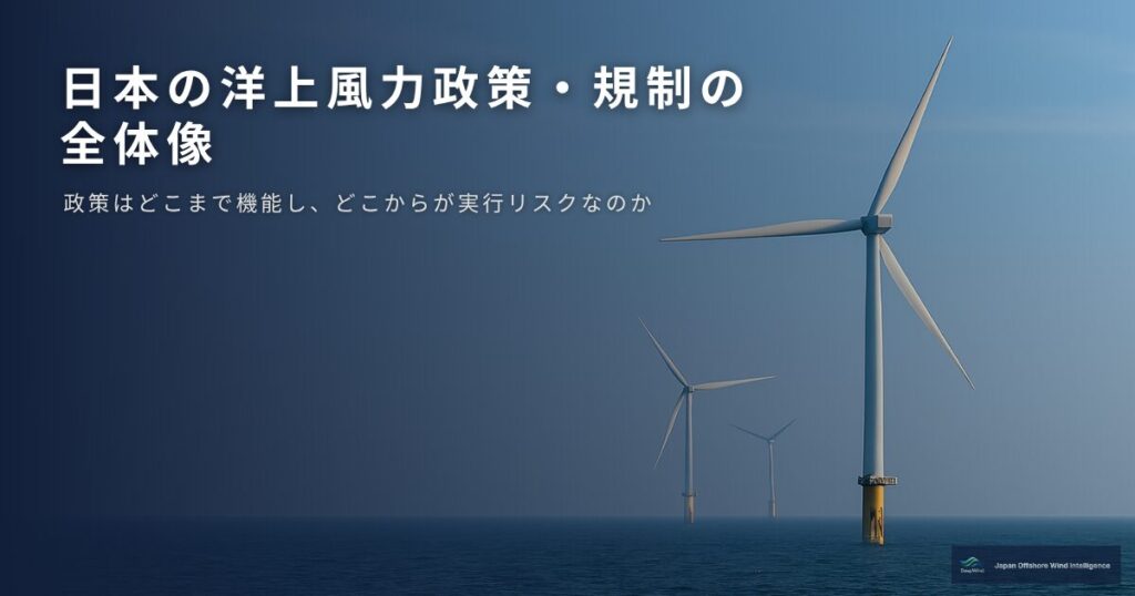 Japans Offshore Wind Policy Regulatory Framework 2