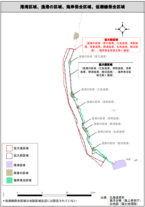 Matsumae offshore wind port area r1