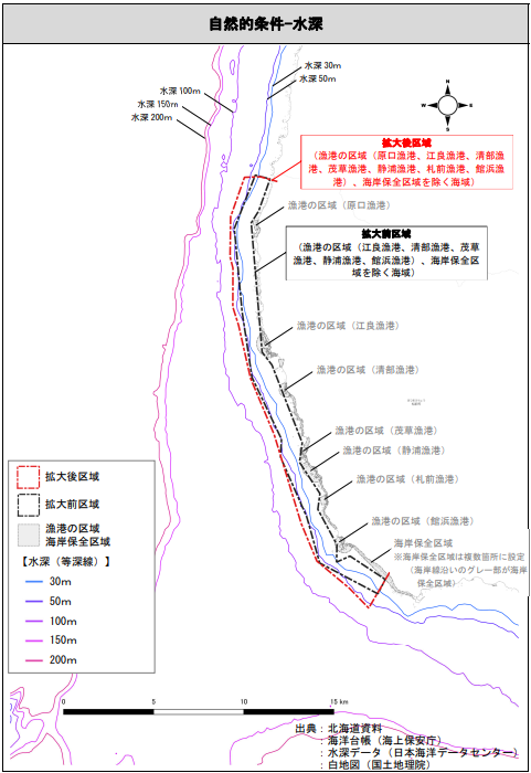 Matsumae offshore wind water depth r1
