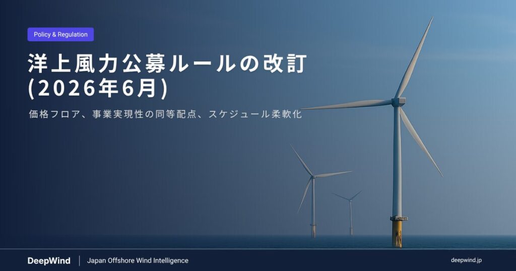 Japan Revises Its Offshore Wind Auction Guidelines 1