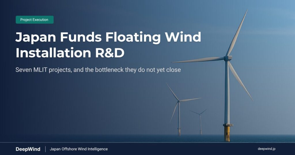 Japan Funds Floating Wind Installation RD
