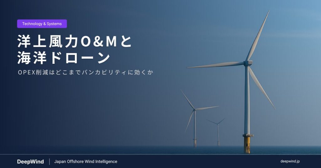 Marine Drones and Offshore Wind OM 1