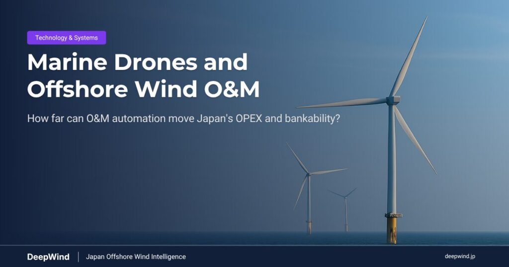 Marine Drones and Offshore Wind OM