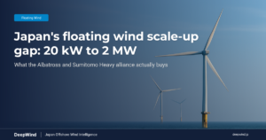 Floating Offshore Wind in Japan: The 20 kW to 2 MW Gap Behind the Albatross and Sumitomo Heavy Alliance